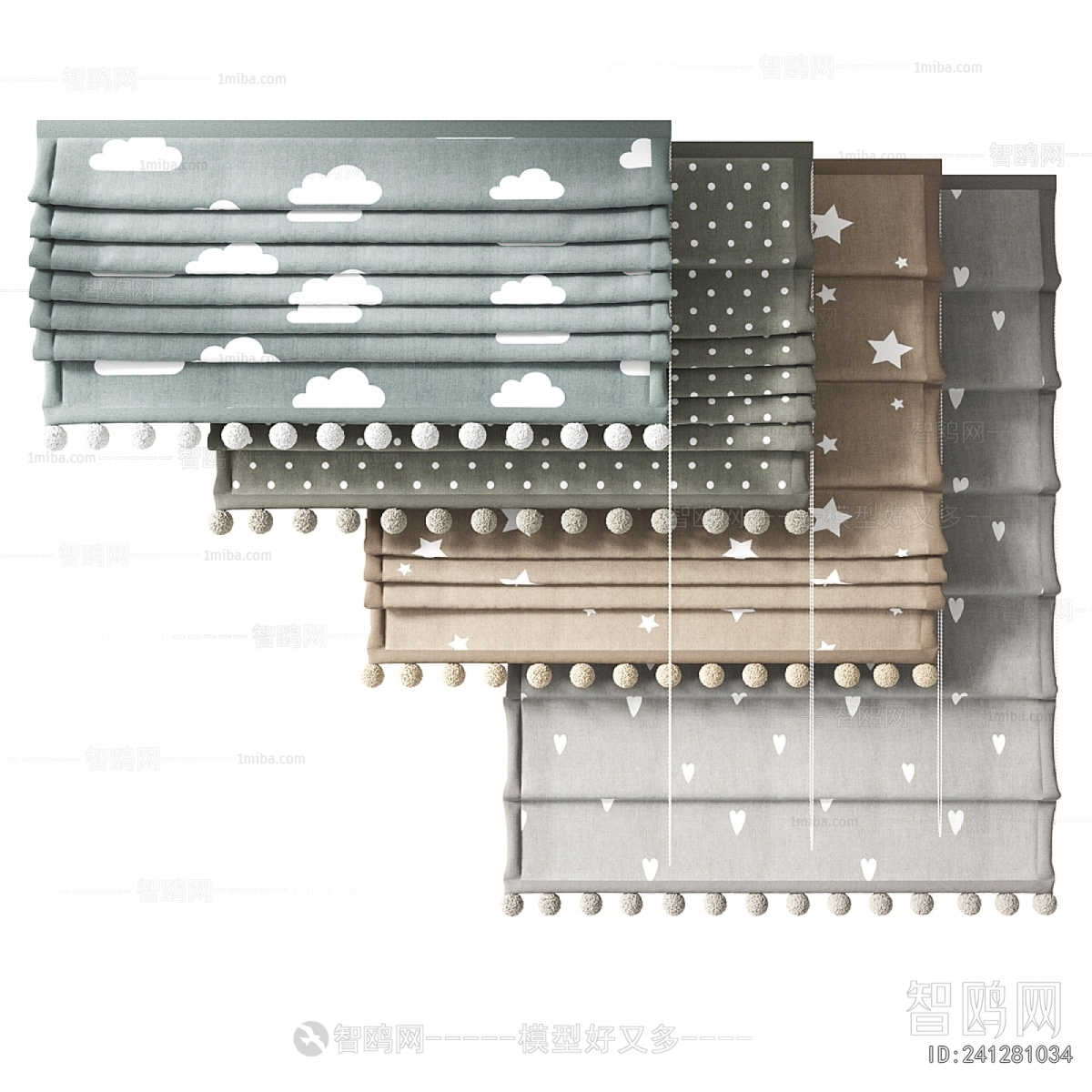 Modern Roman Curtain