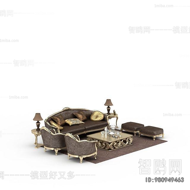 European Style Sofa Combination