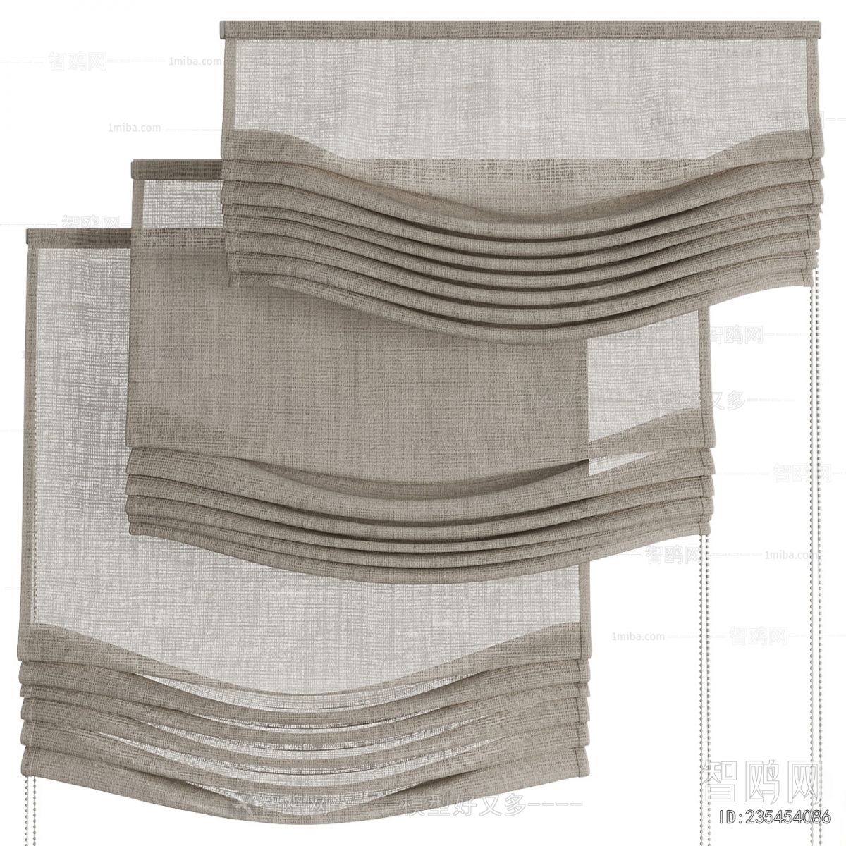 Modern Roman Curtain