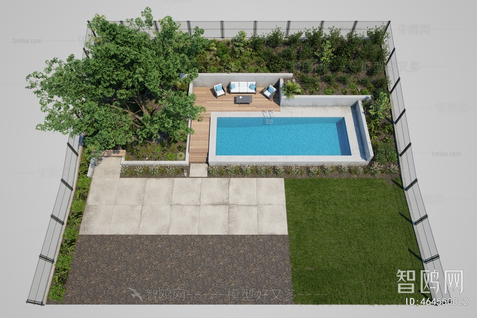 Modern Courtyard/landscape