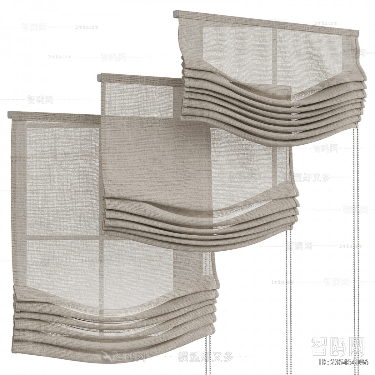 Modern Roman Curtain