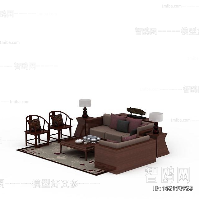 Chinese Style Sofa Combination