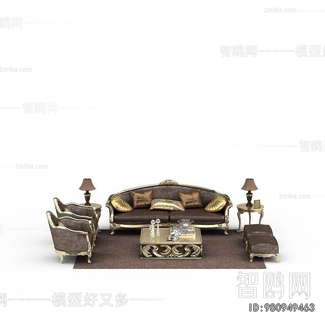 European Style Sofa Combination