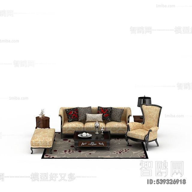 European Style Sofa Combination
