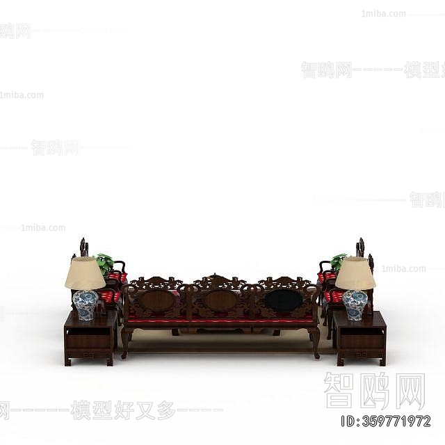 Chinese Style Sofa Combination