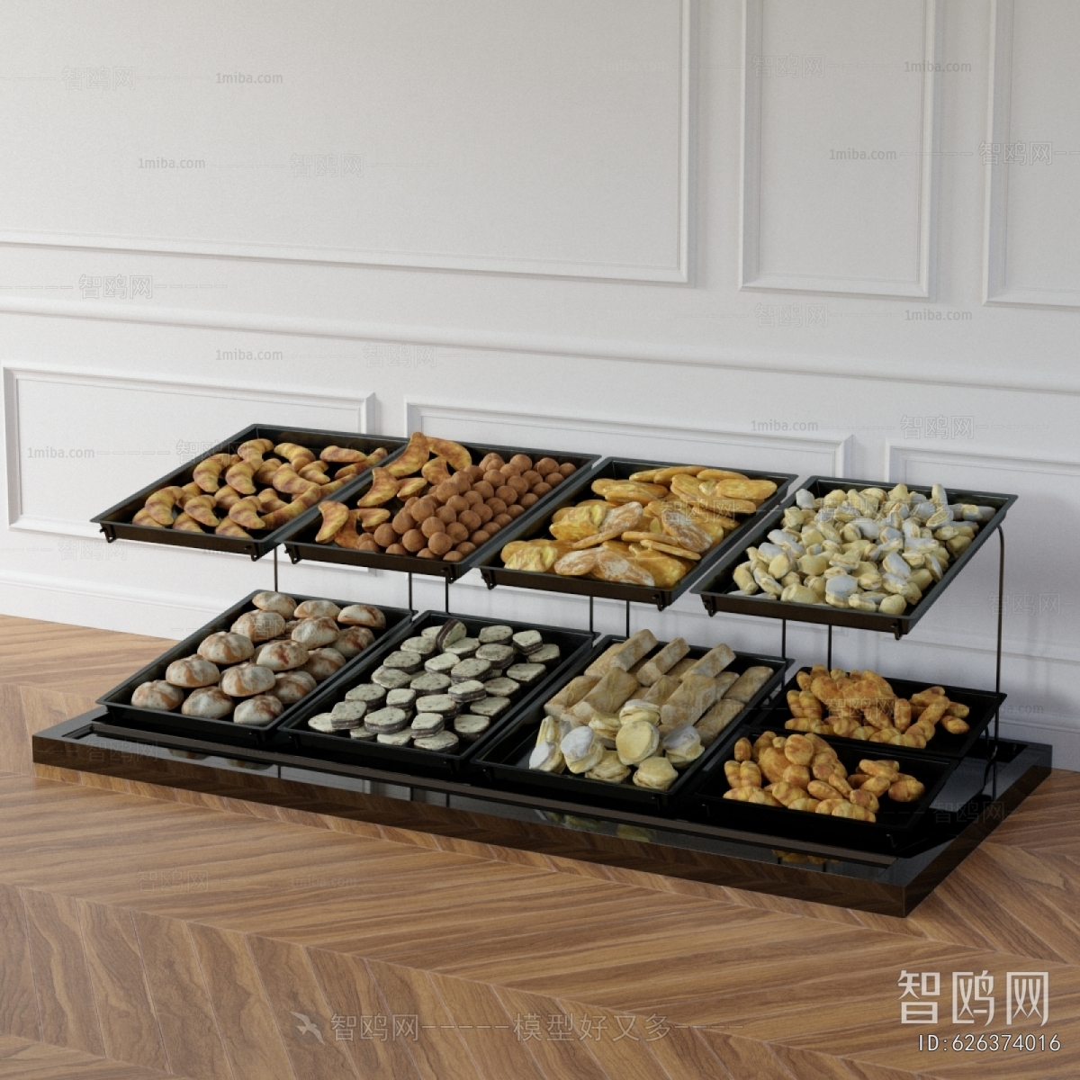 Modern Supermarket Shelf