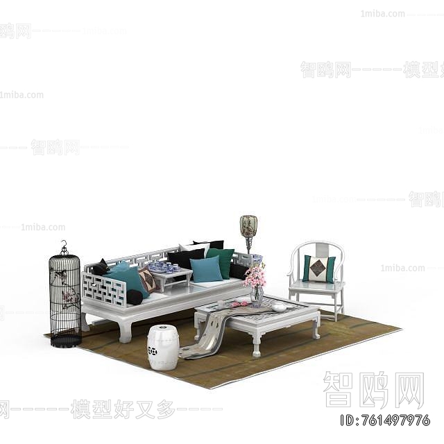 Chinese Style Sofa Combination