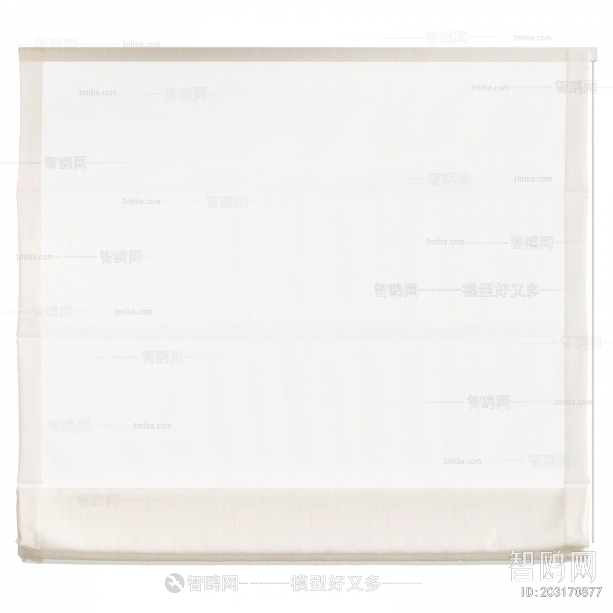 New Chinese Style Roman Curtain