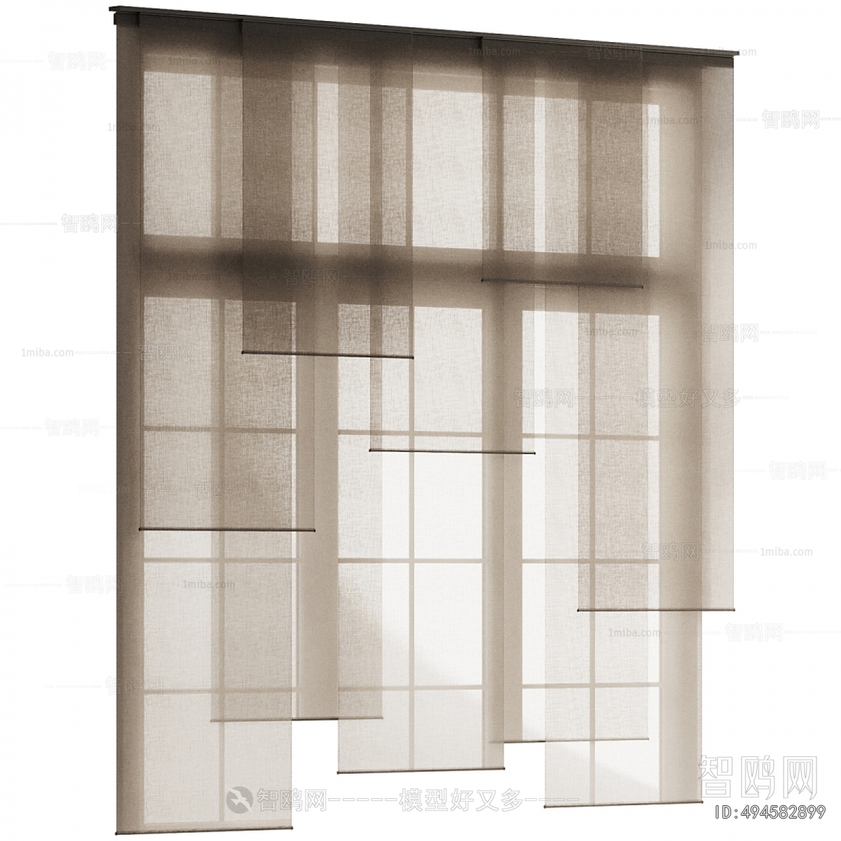 Modern Roman Curtain