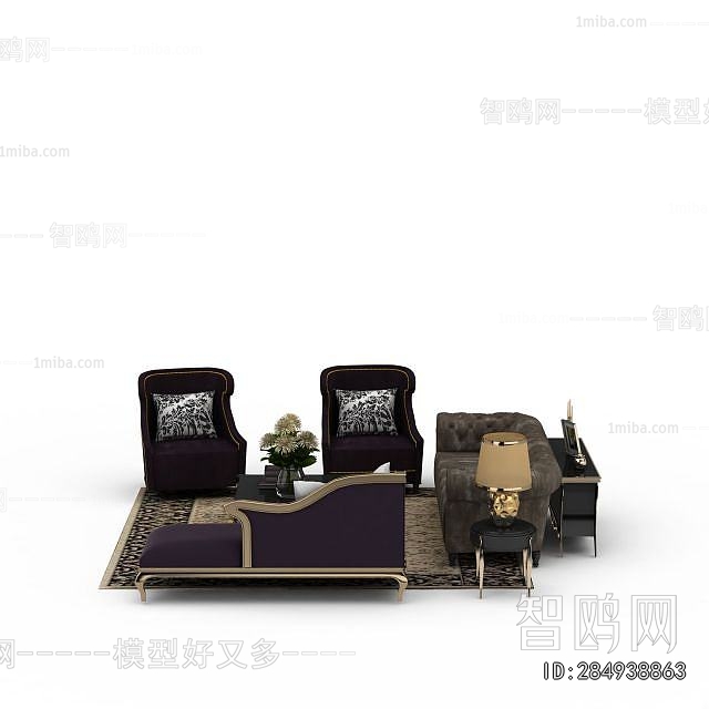 European Style Sofa Combination