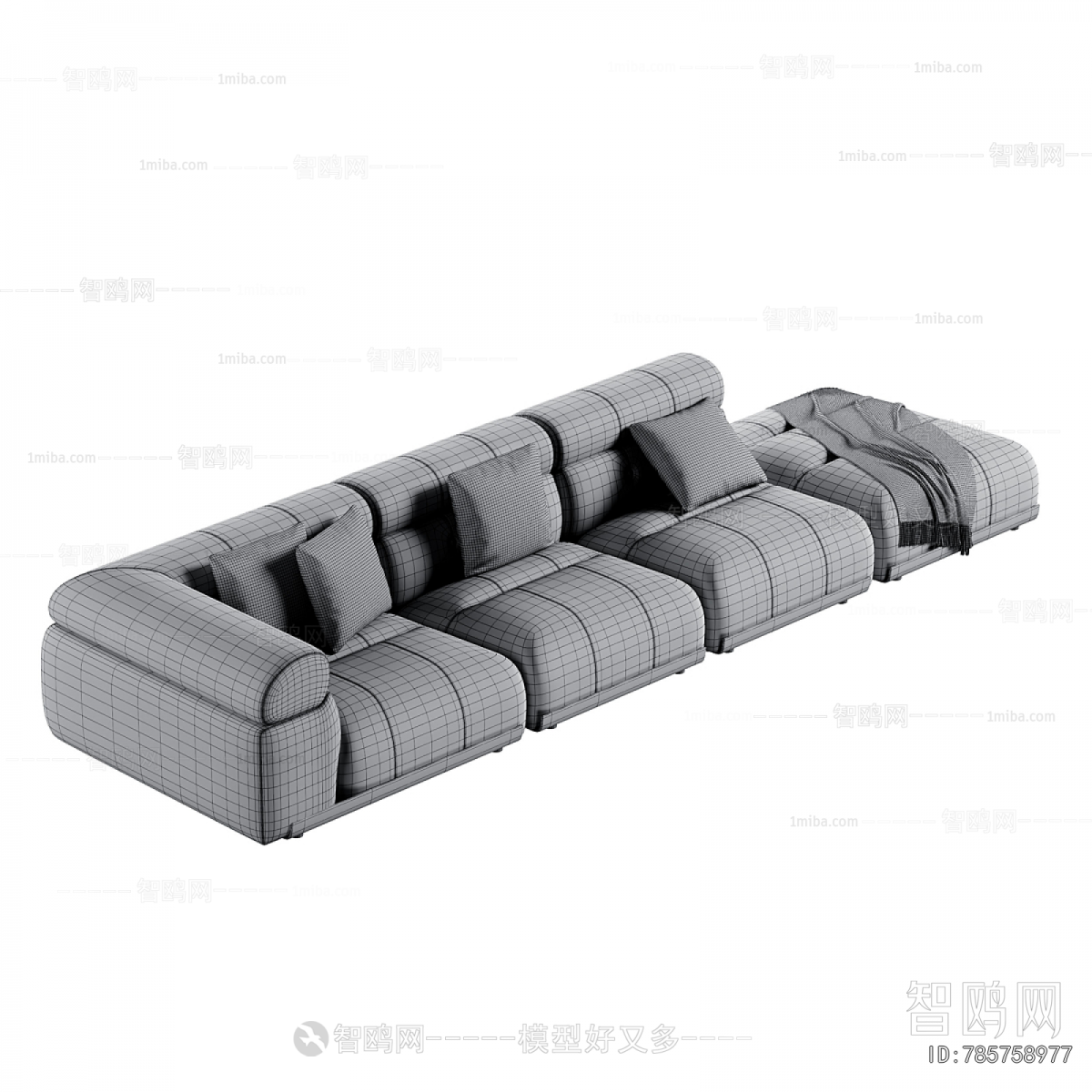 Modern Multi Person Sofa
