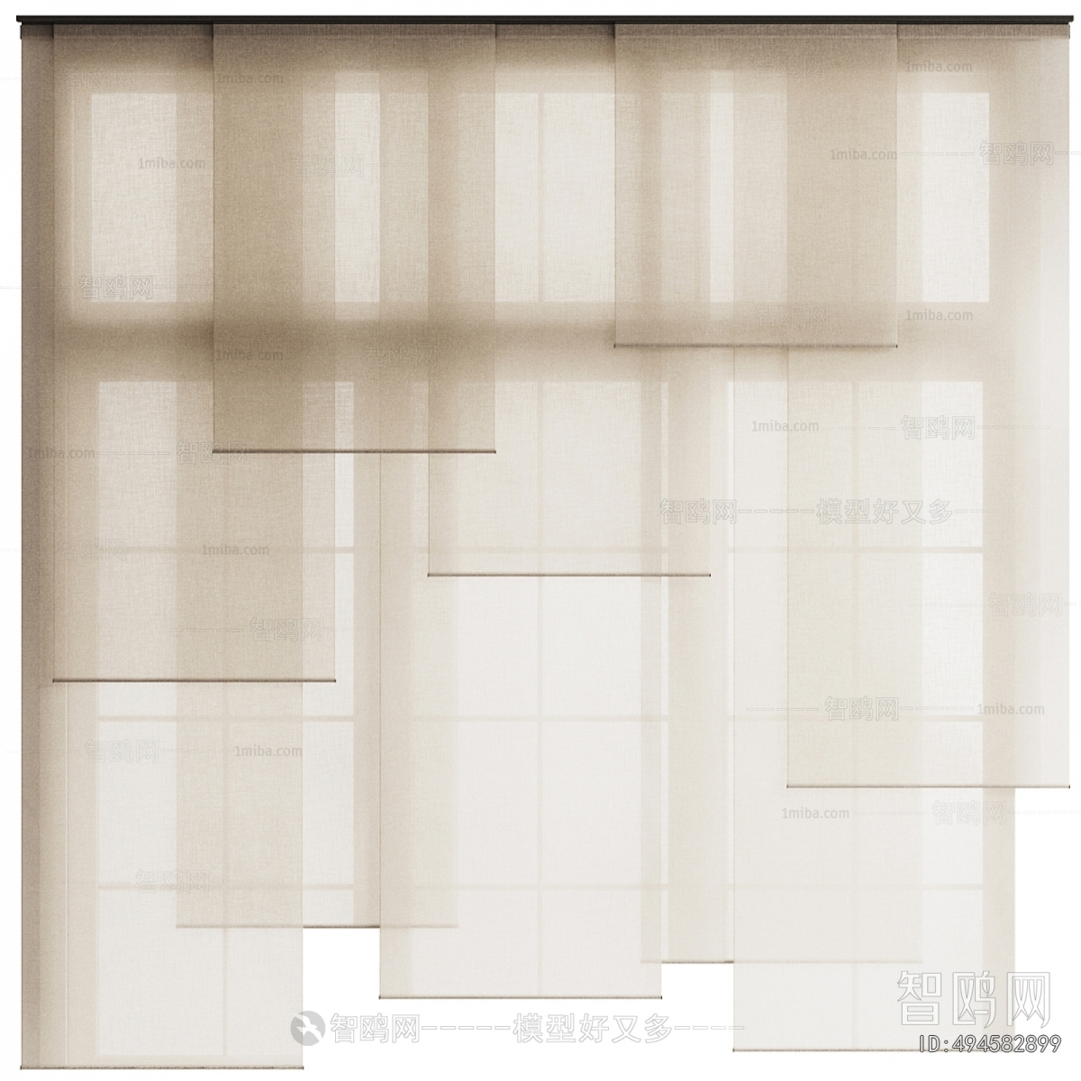 Modern Roman Curtain