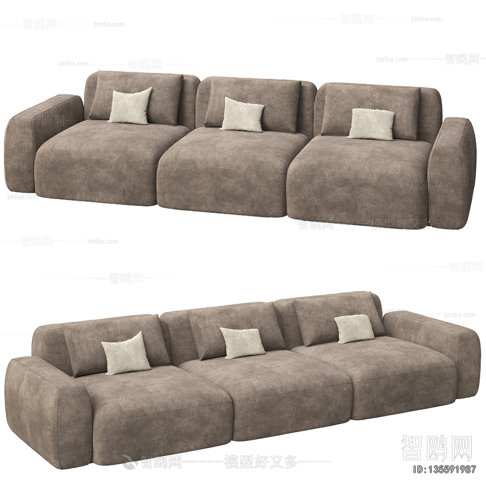 Modern Three-seat Sofa