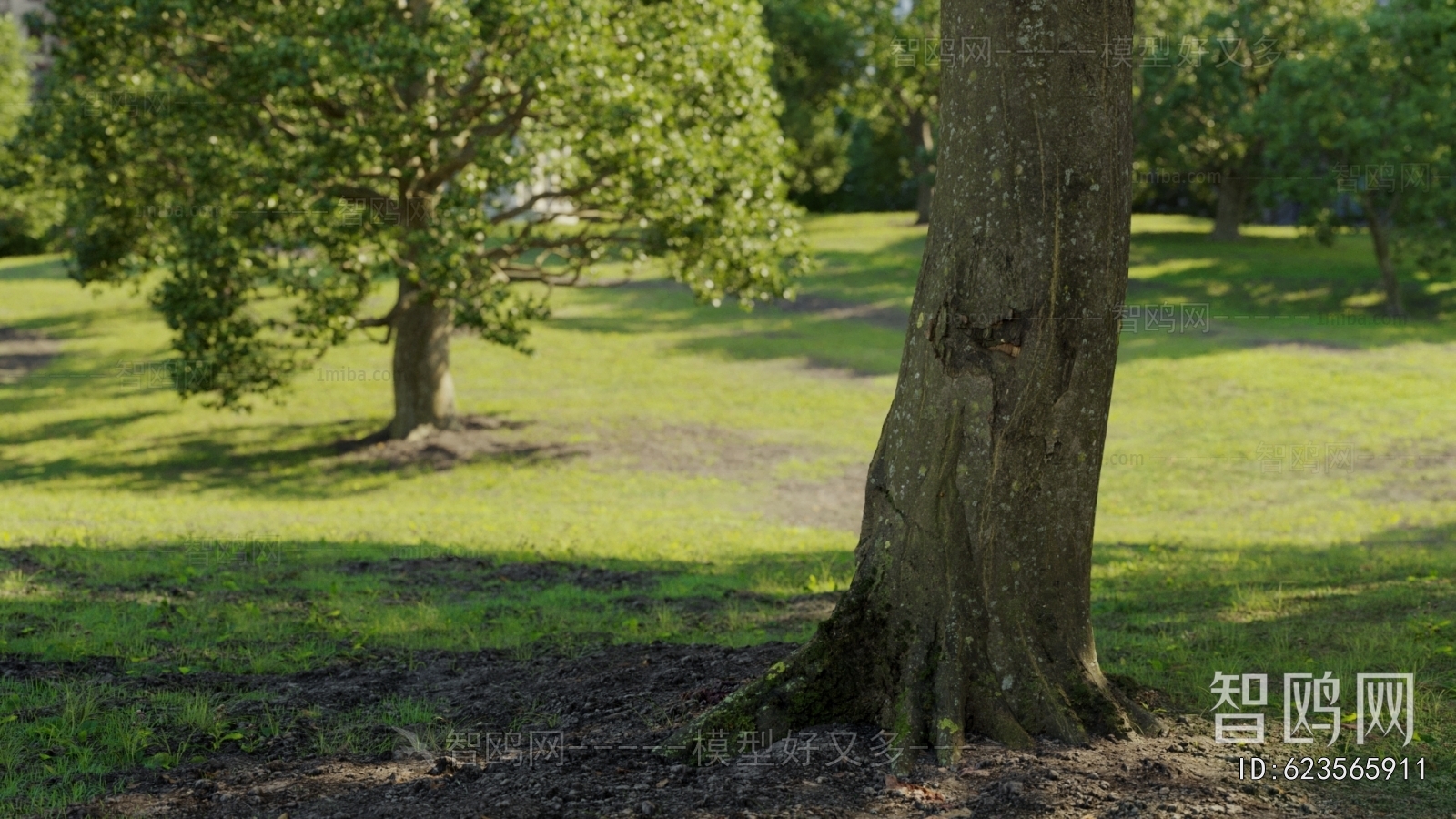 Modern Park Landscape