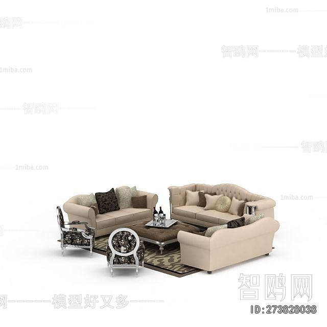 Simple European Style Sofa Combination
