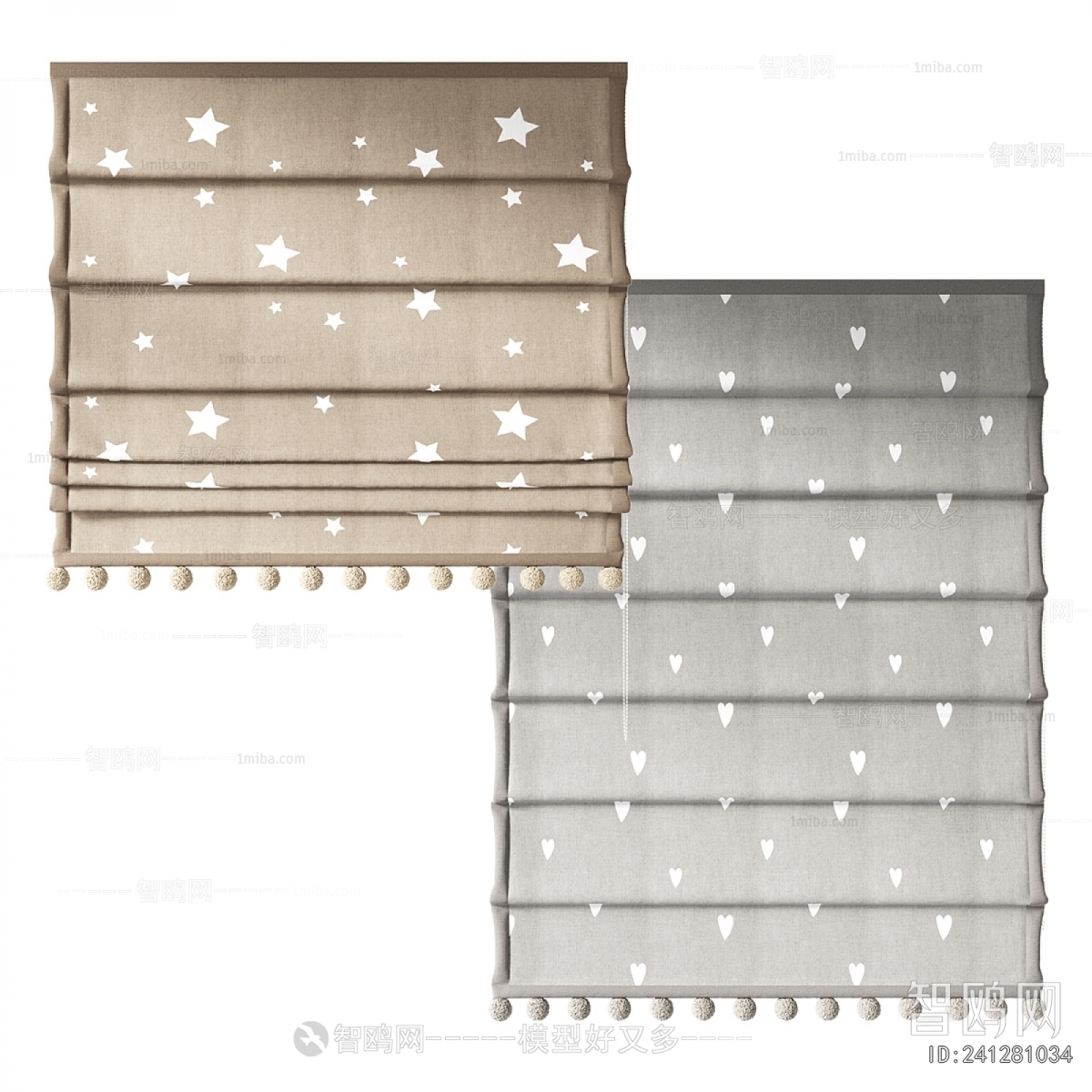 Modern Roman Curtain