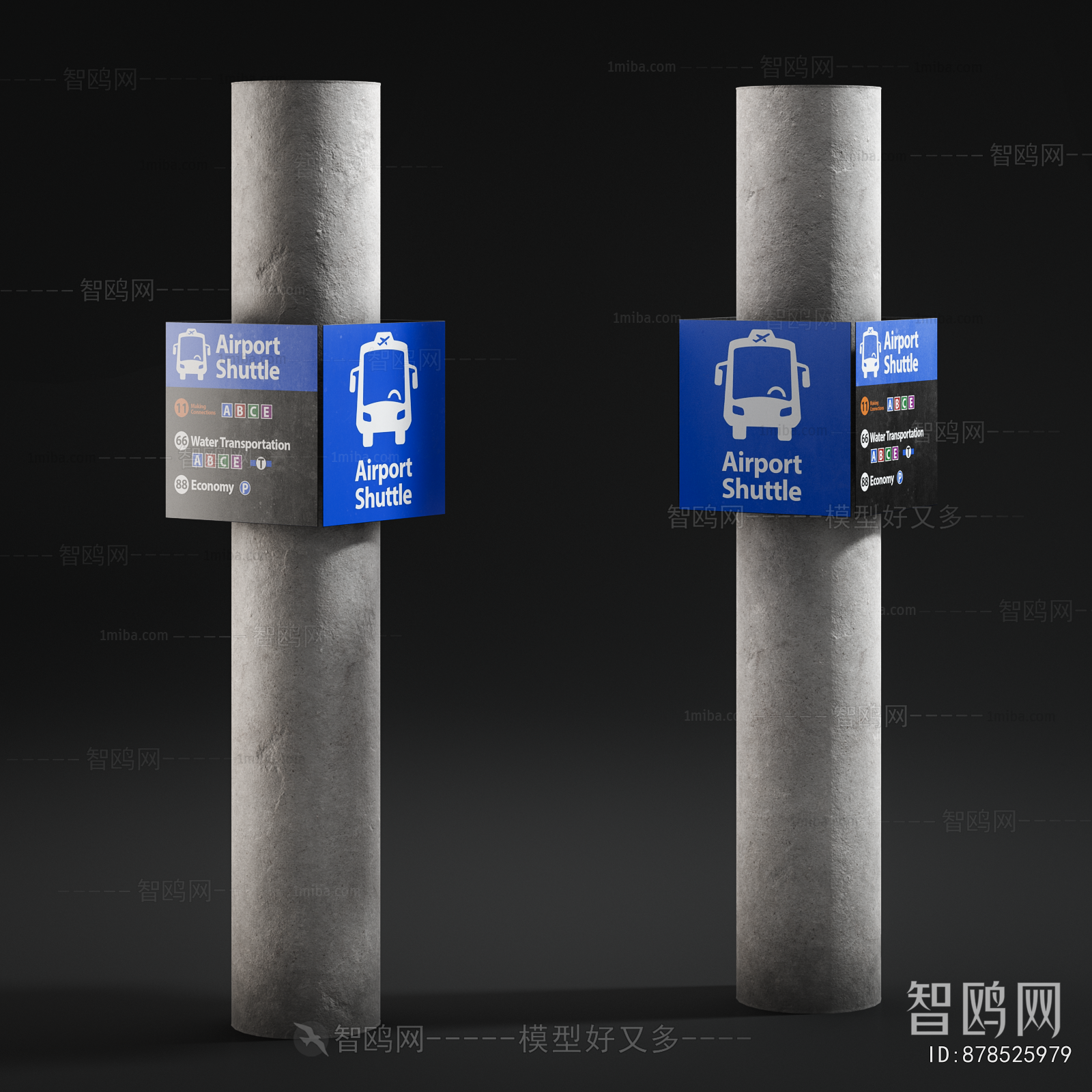 Modern Guide Board/bulletin Board