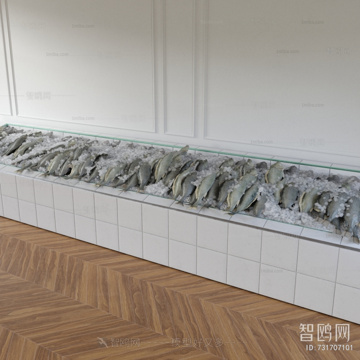 Modern Supermarket Shelf