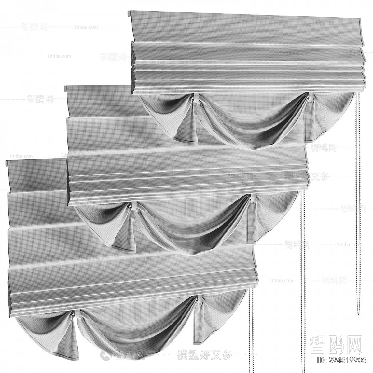 Modern Roman Curtain