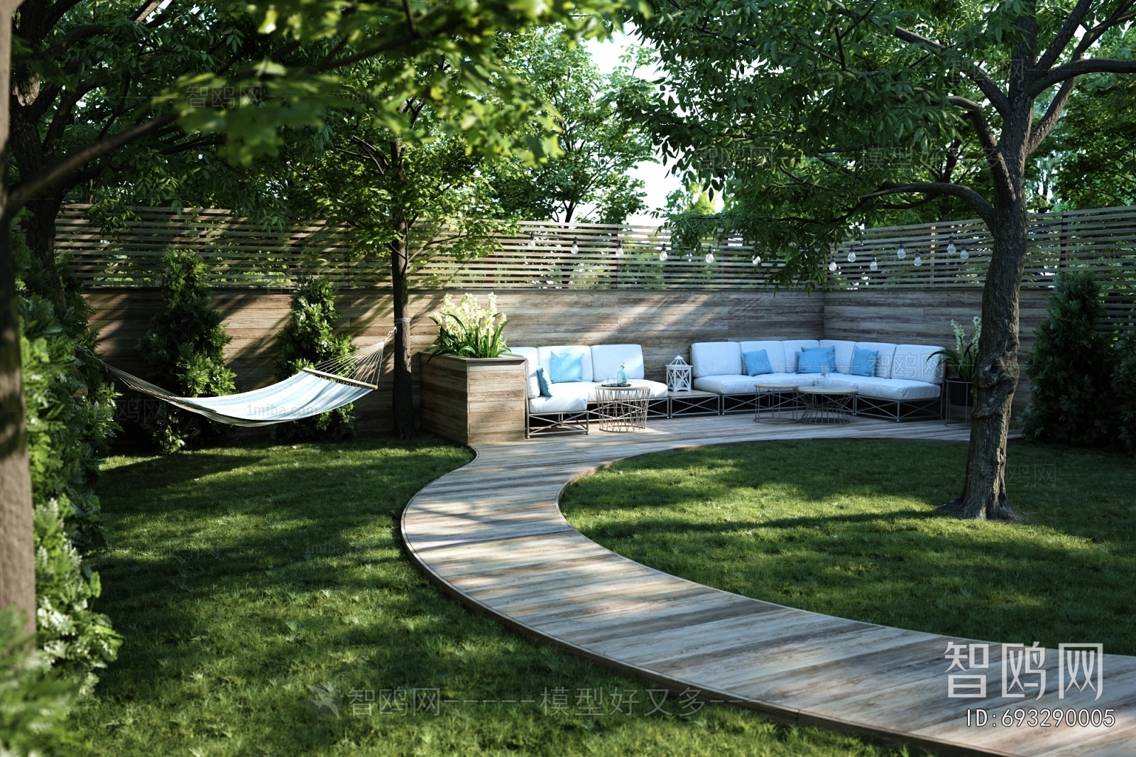 Modern Courtyard/landscape