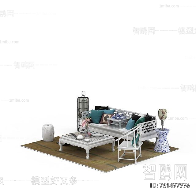 Chinese Style Sofa Combination