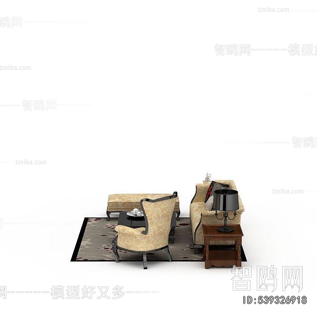 European Style Sofa Combination