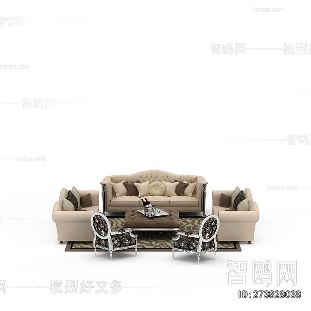 Simple European Style Sofa Combination
