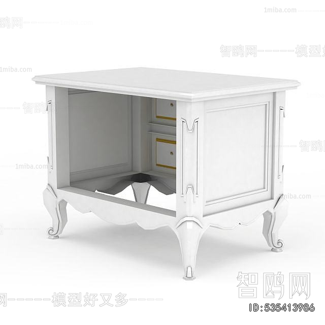 European Style Bedside Cupboard