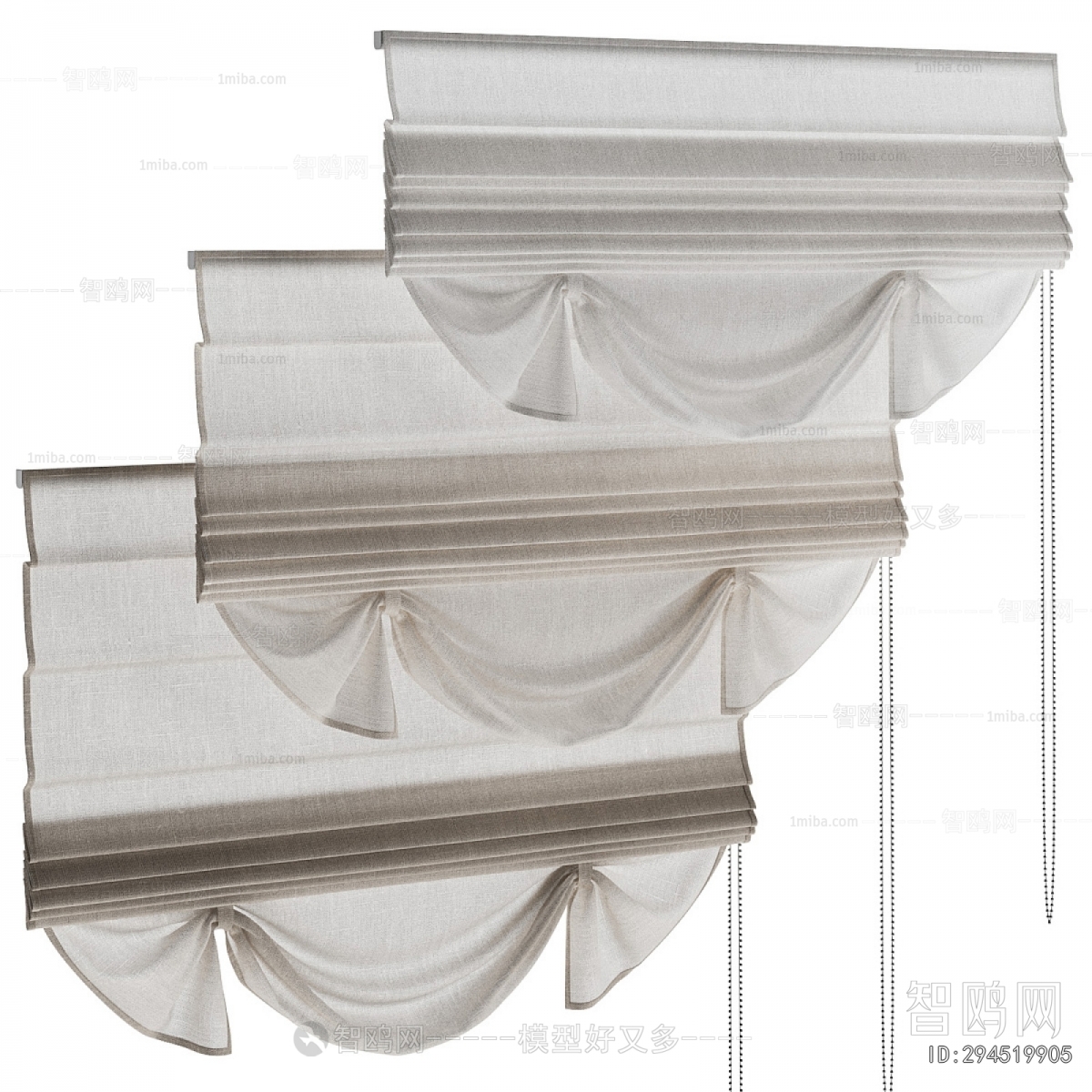 Modern Roman Curtain