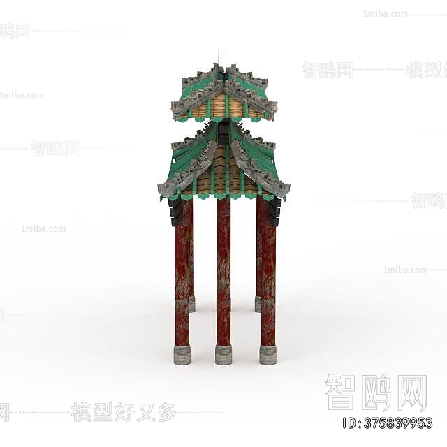 Chinese Style Decorated Archway