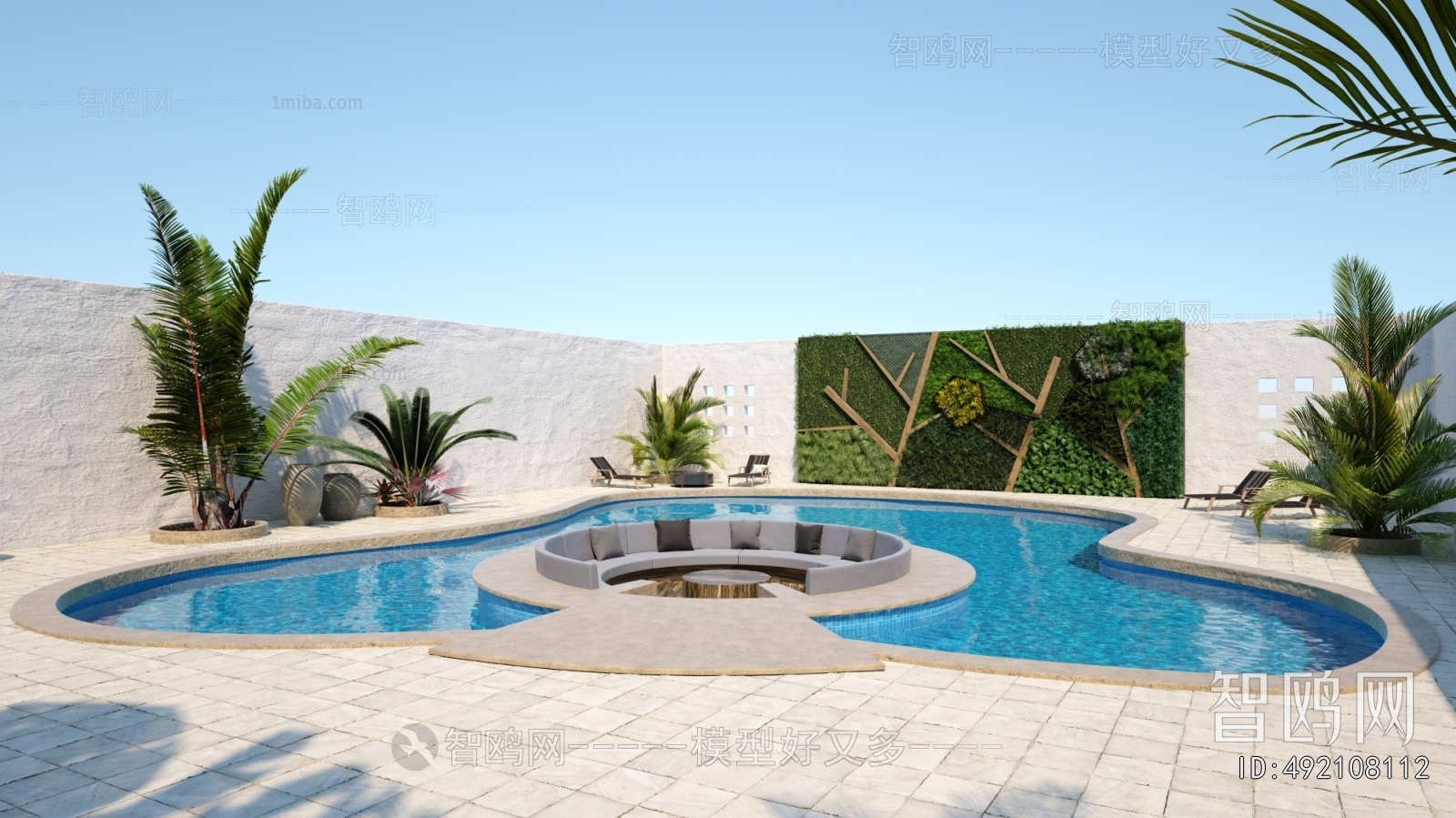 Modern Courtyard/landscape