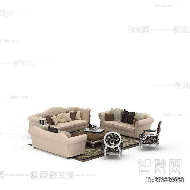 Simple European Style Sofa Combination