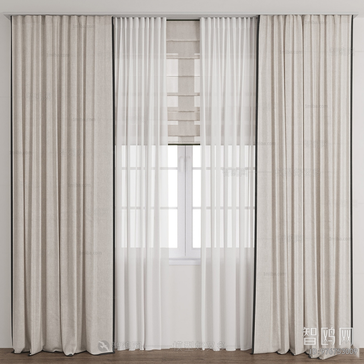 New Chinese Style The Curtain