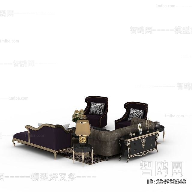 European Style Sofa Combination