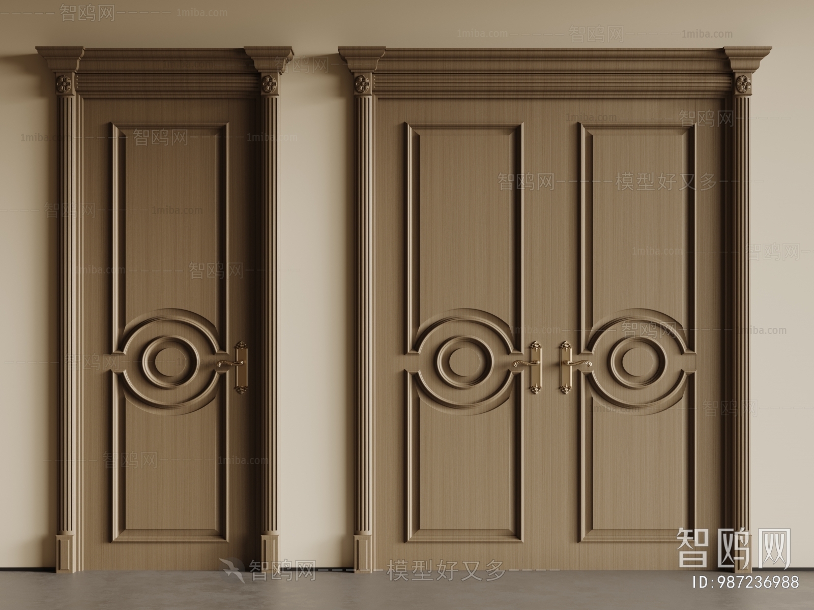 European Style Single Door