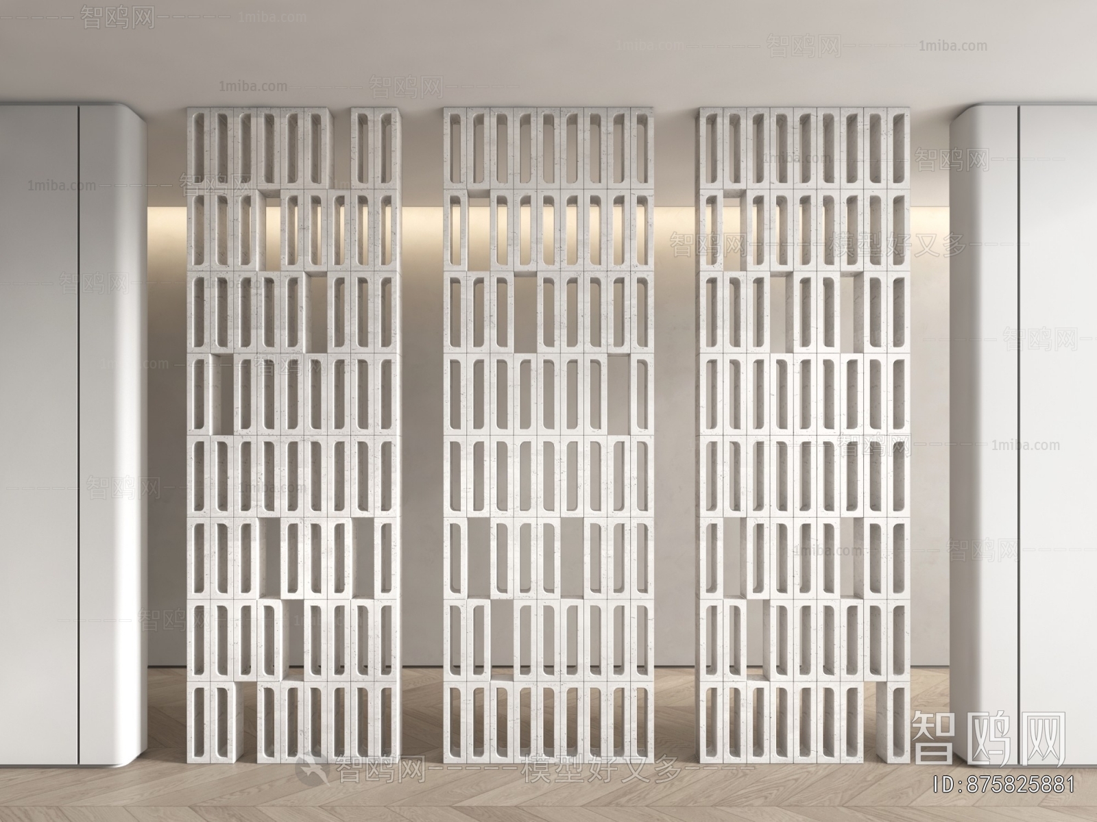 Modern Cement Brick Screen Partition