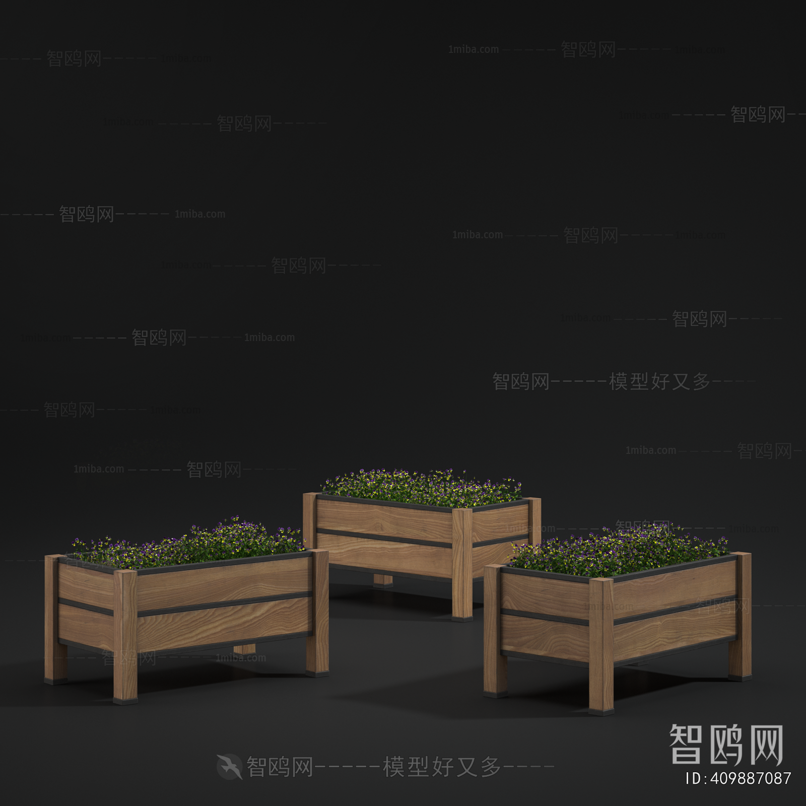 Modern Flower Bed, Flower Bowl, Flower Box