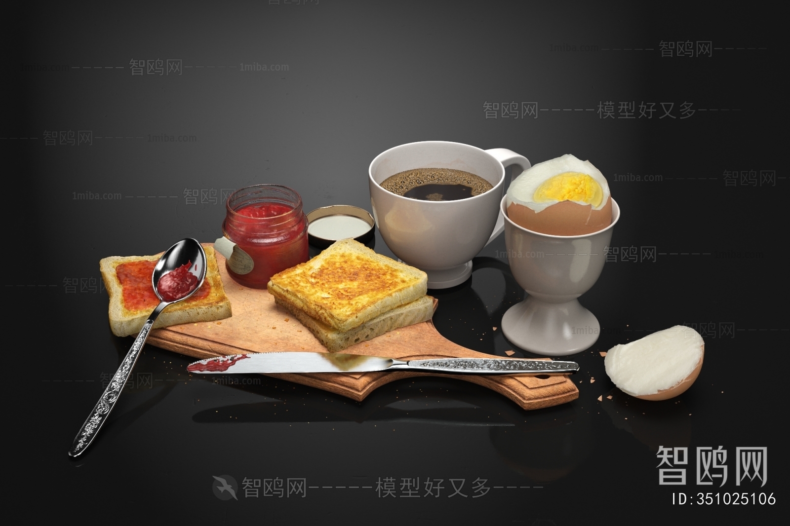 Simple European Style Bread Cake