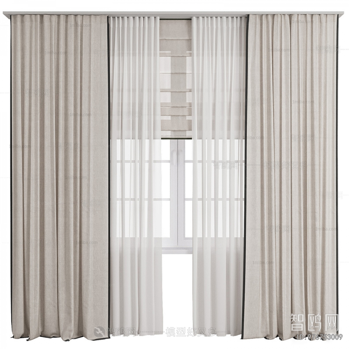 New Chinese Style The Curtain