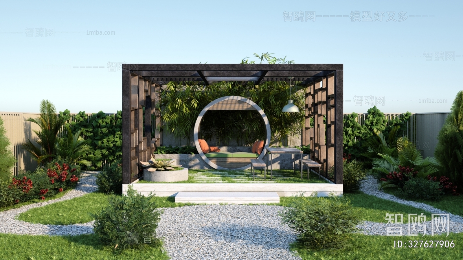 Modern Courtyard/landscape