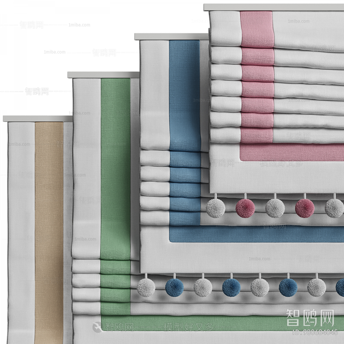 Modern Roman Curtain