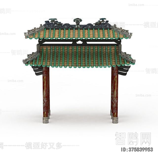 Chinese Style Decorated Archway