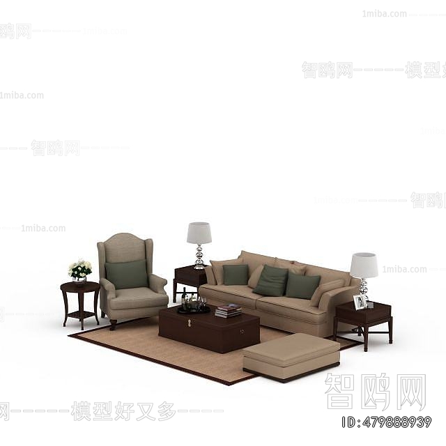 European Style Sofa Combination