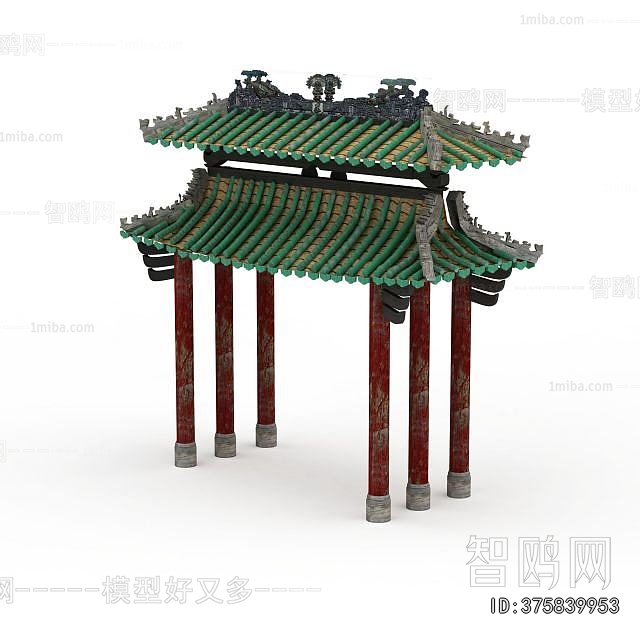 Chinese Style Decorated Archway