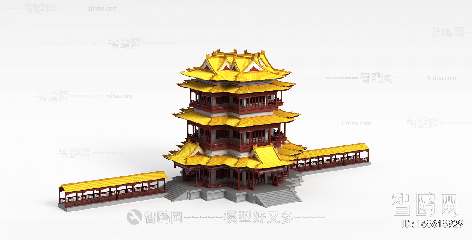 Chinese Style Ancient Architectural Buildings
