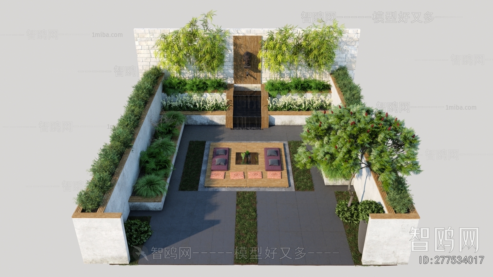 Modern Courtyard/landscape