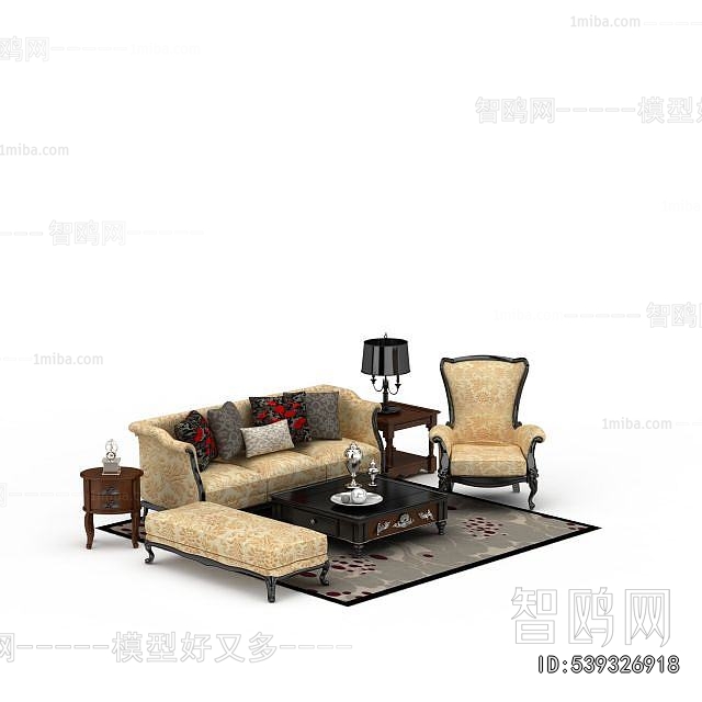 European Style Sofa Combination