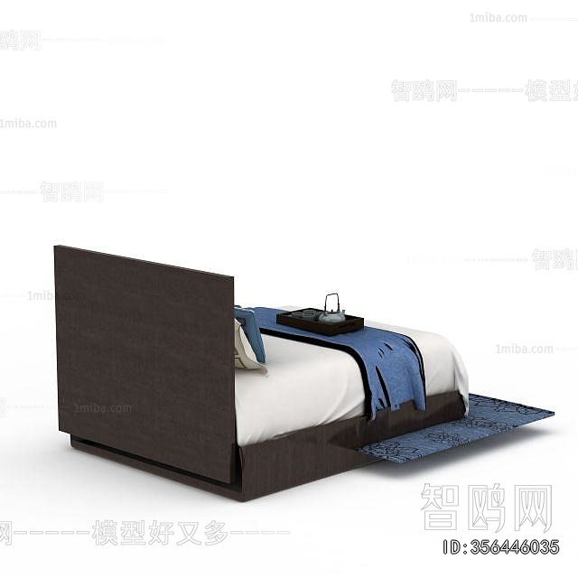 New Chinese Style Double Bed