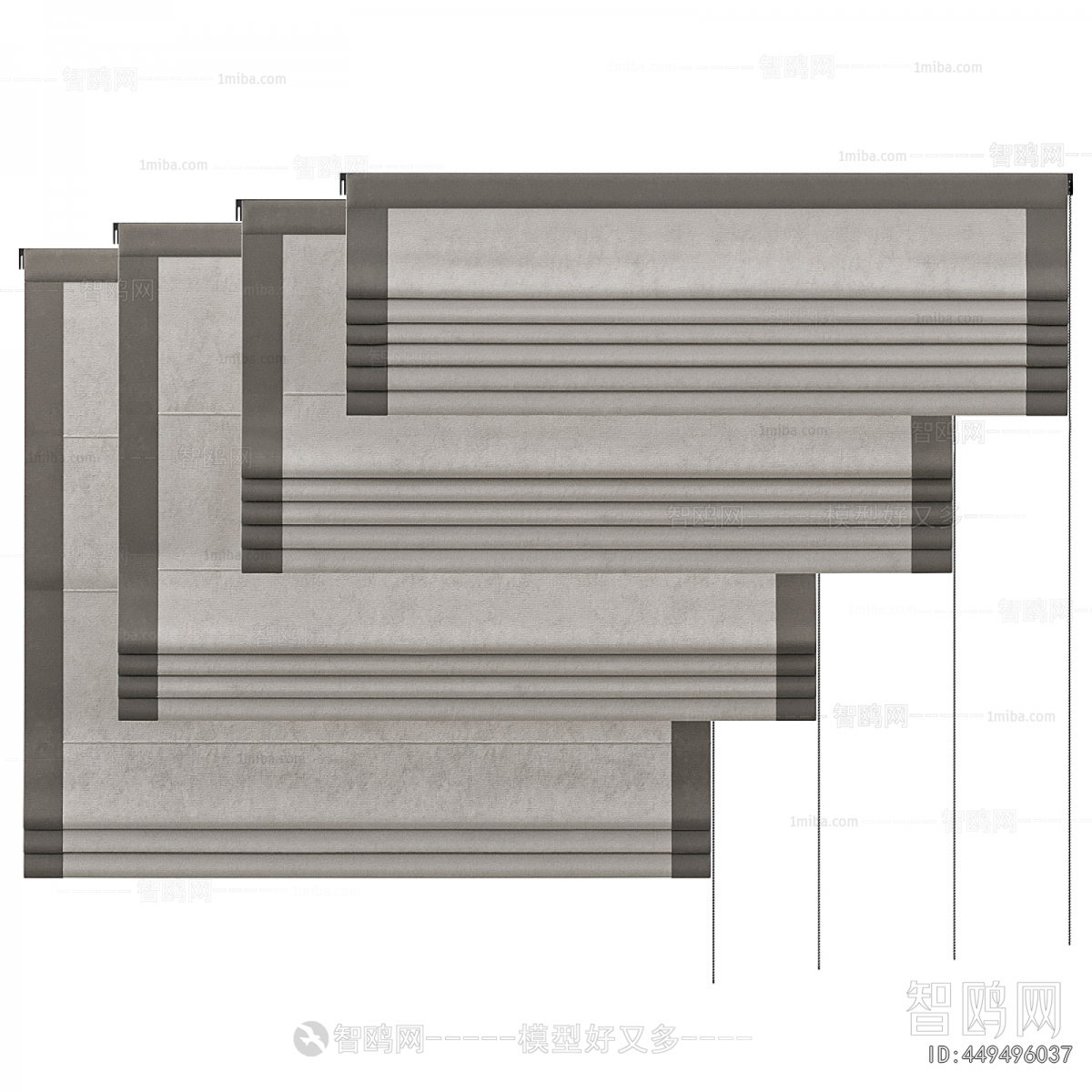 Modern Roman Curtain