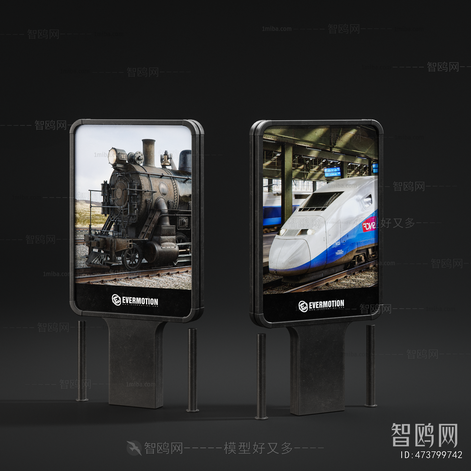 Modern Guide Board/bulletin Board